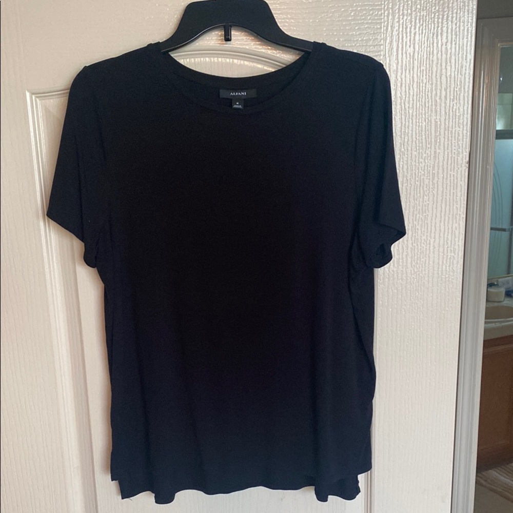 Alfani Black Short Sleeve T-Shirt
